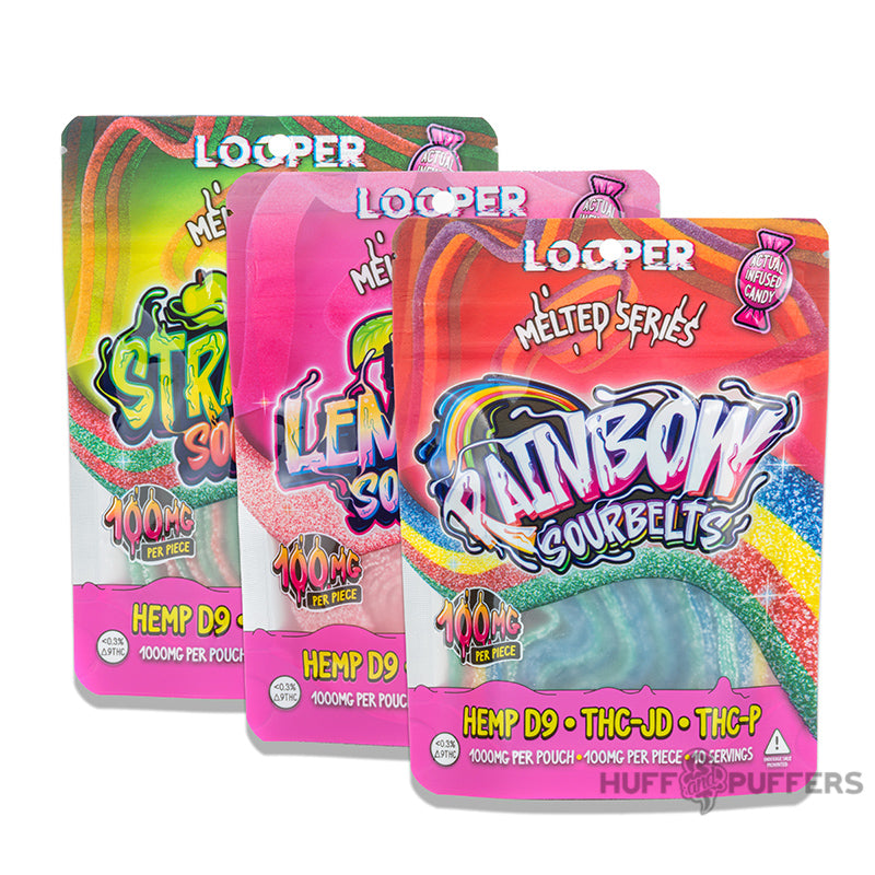 looper melted series sourbelts