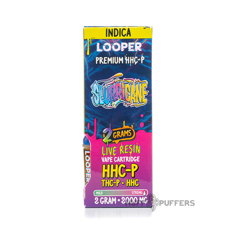 Looper Premium HHC-P Cartridge 2G Slurricane packaging