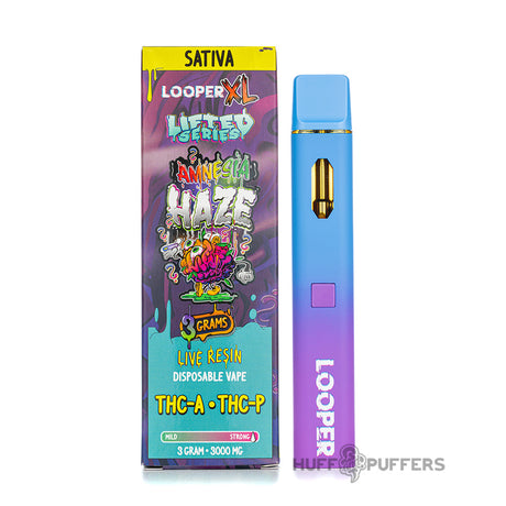 looper xl disposable vape 3g amnesia haze lifted series sativa with device