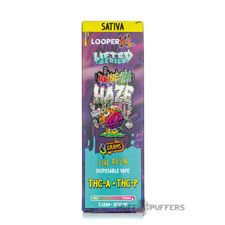 looper xl disposable vape 3g amnesia haze lifted series sativa