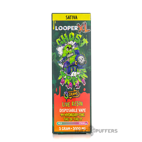 looper xl disposable vape 3g ghost train haze sativa