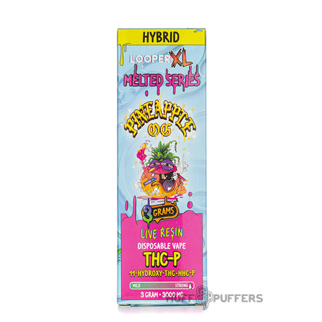 looper xl disposable vape 3g pineapple og melted series hybrid