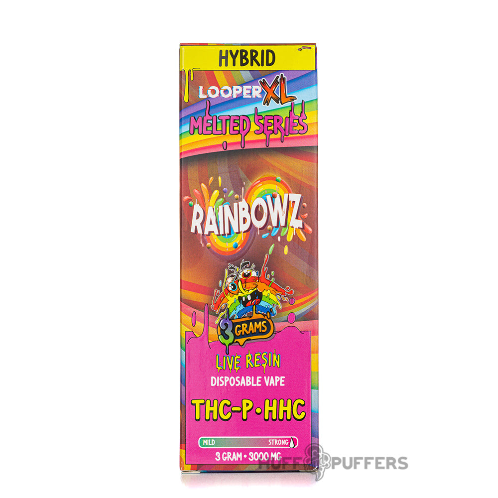looper xl disposable vape 3g rainbowz melted series hybrid