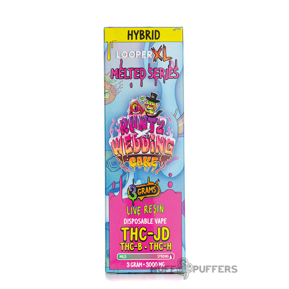 looper xl disposable vape 3g wedding cake melted series hybrid