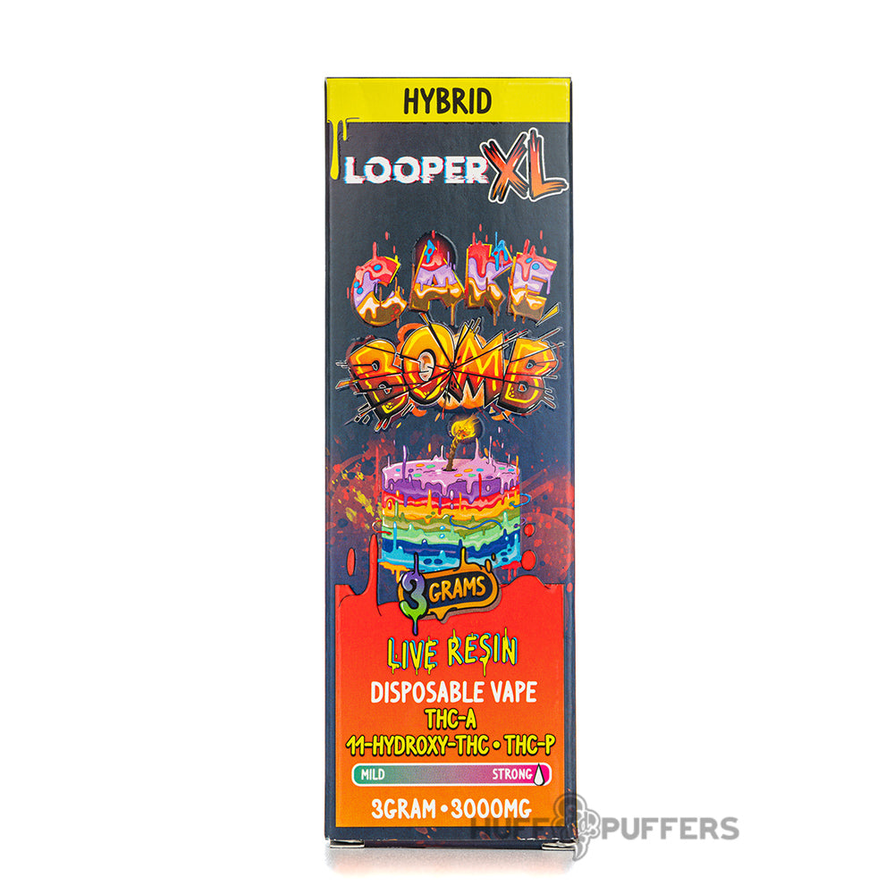 looper xl disposable vape 3g cake bomb hybrid