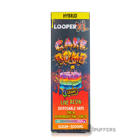 looper xl disposable vape 3g cake bomb hybrid