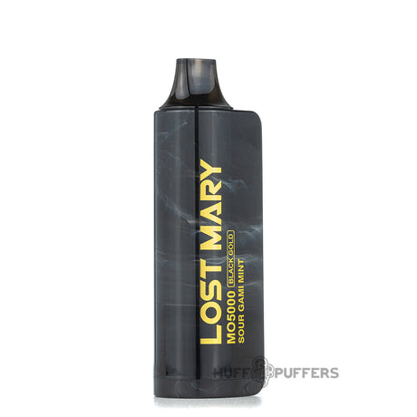 lost mary mo5000 black edition disposable vape sour gami mint