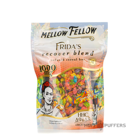 mellow fellow infused cereal bar frida's recover blend jungle fruit