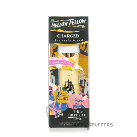 mellow fellow charged live resin blend 2ml disposable ghost train haze