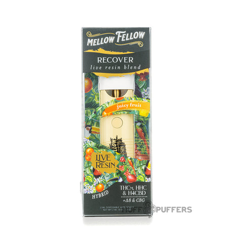 mellow fellow recover live resin blend 2ml disposable juicy fruit