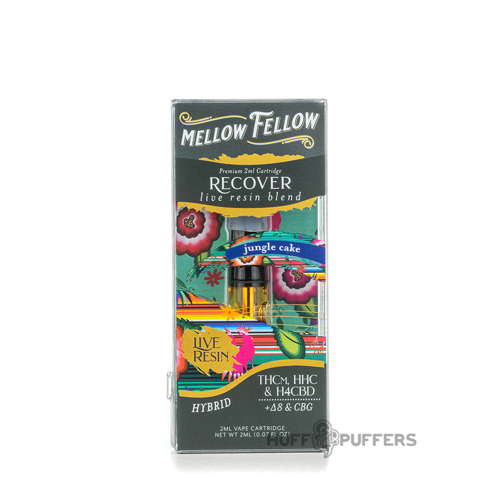 mellow fellow live resin cartridge 2ml recover jungle cake