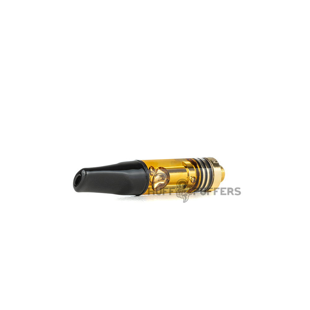 mellow fellow live resin cartridge 2ml laying down top view