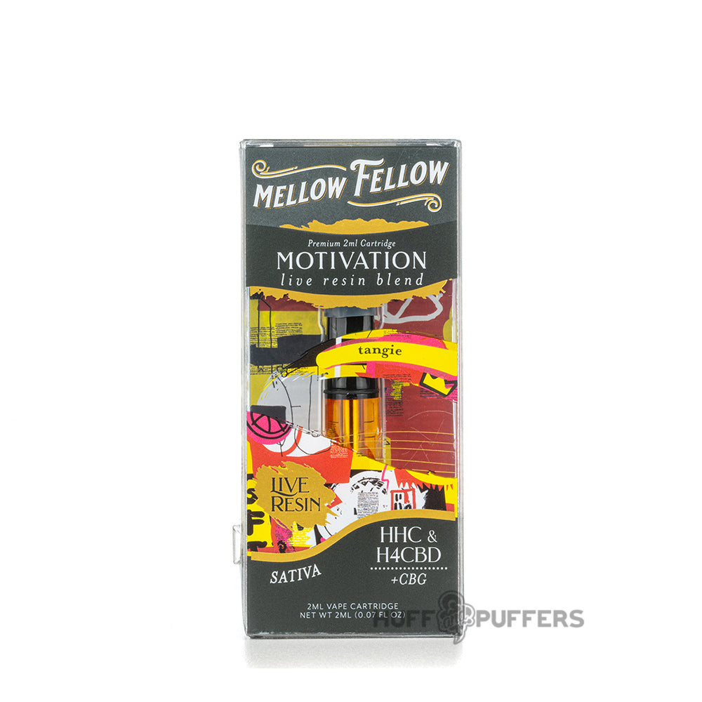 mellow fellow live resin cartridge 2ml motivation tangie