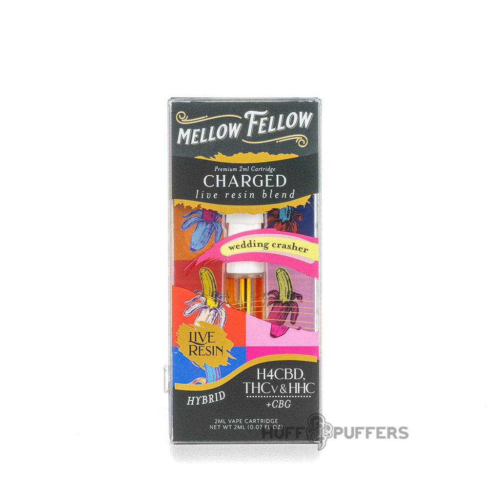 mellow fellow live resin cartridge 2ml charged wedding crasher