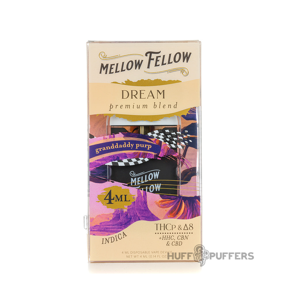mellow fellow dream premium blend grandaddy purpdisposable 4ml 