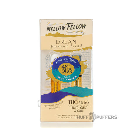 mellow fellow dream premium blend duo cartridges 4ml northern lights double dream