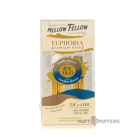 mellow fellow clarity premium blend duo cartridges 4ml truffle butter sundae driver