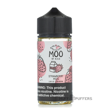 kilo moo e liquids strawberry milk 100ml bottle