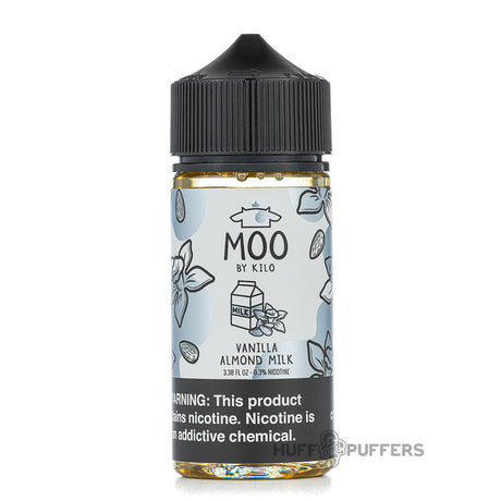 kilo moo e liquids vanilla almond milk 100ml bottle