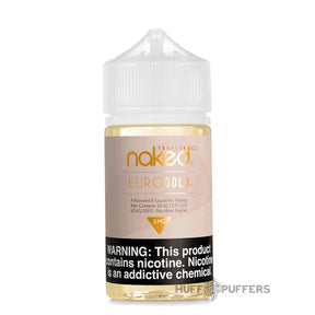 euro gold naked 100 tobacco e-juice 60ml bottle