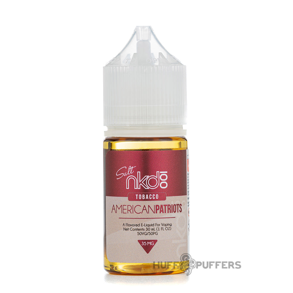 american patriots naked salt nicotine e-juice