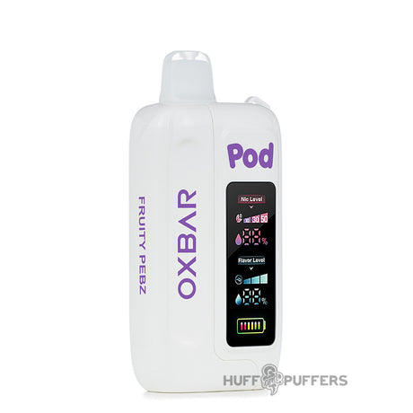 oxbar nic switch flavor disposable vape fruity pebz