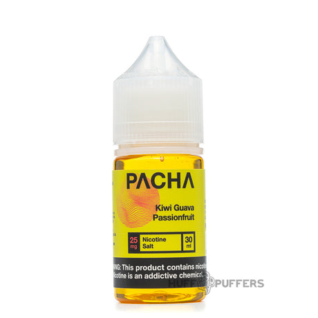 pacha syn salt kiwi guava passionfruit 30ml e-juice bottle