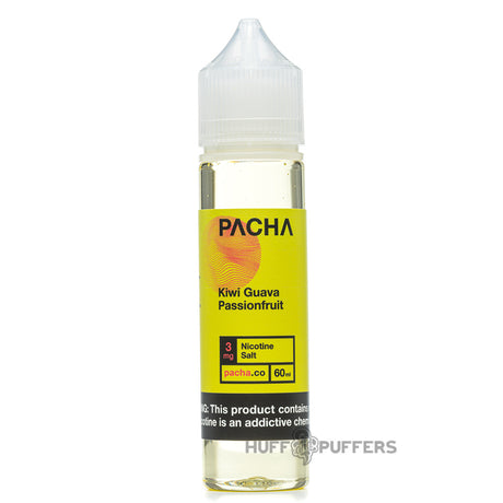 pacha syn kiwi guava passionfruit 60ml e-juice bottle