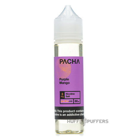 pacha syn purple mango 60ml e-juice bottle