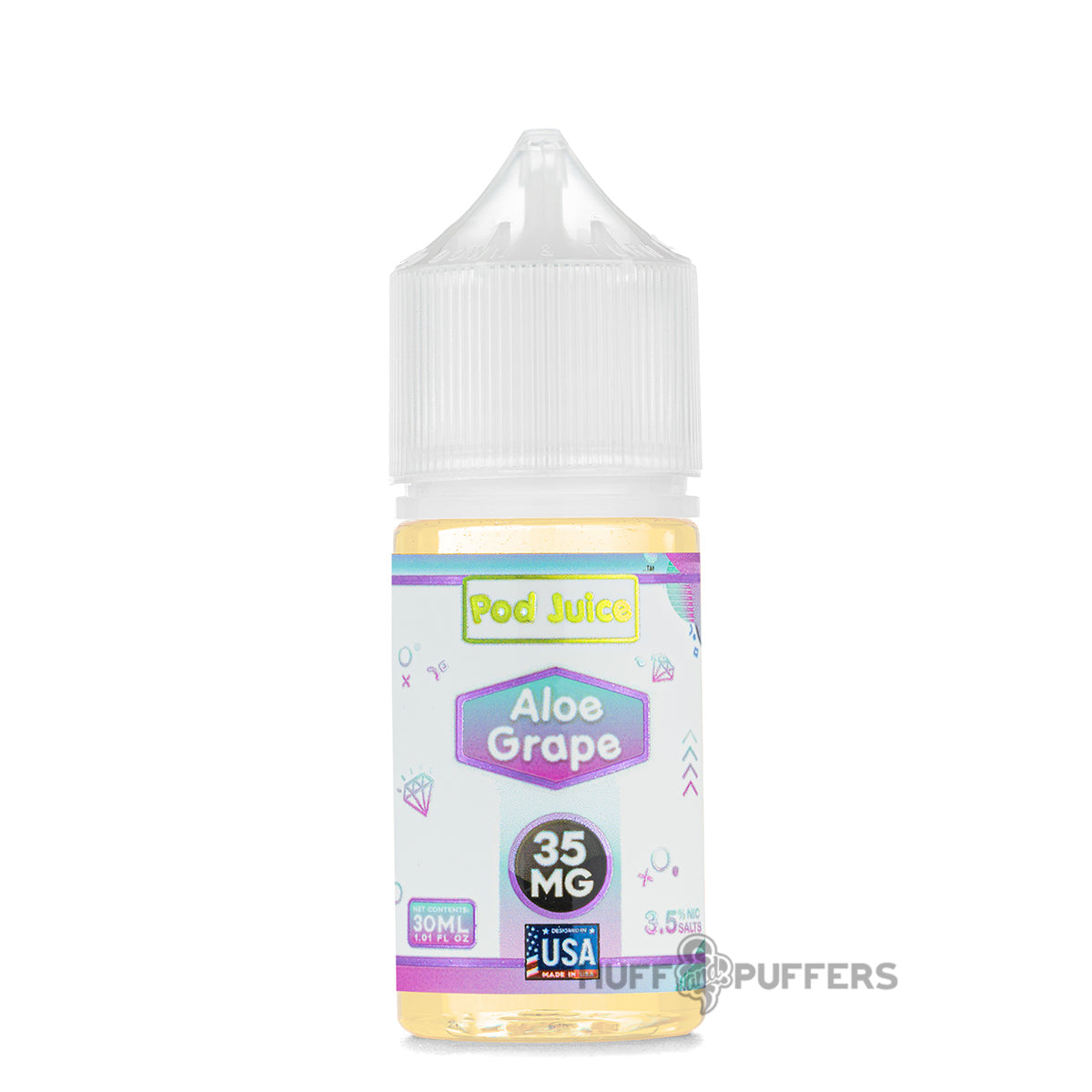 Pod Juice Aloe Grape Salt Nicotine E-Juice $11.99 Pod Juice Aloe Grape Salt Nicotine E-Juice $11.99