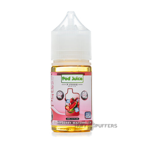 pod juice pj5000 strawberry watermelon salt nicotine e-juice 30ml