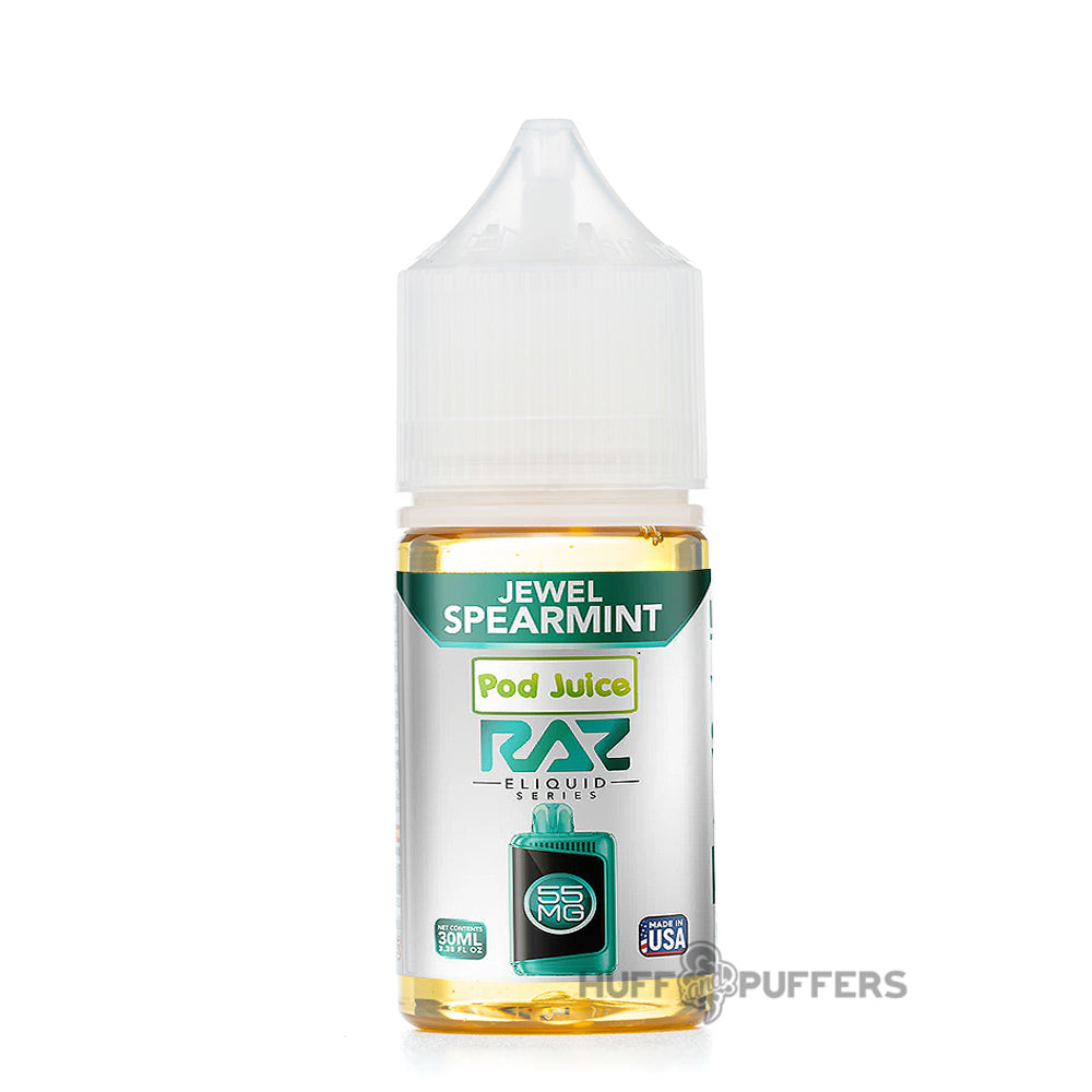 Jewel Spearmint Salt Nicotine E-Juice | Pod Juice x Raz Jewel Spearmint Salt Nicotine E-Juice | Pod Juice x Raz