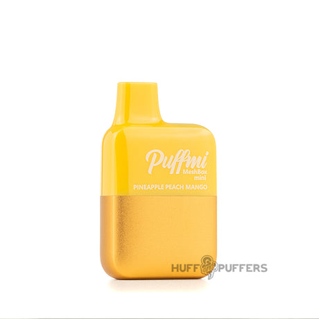 puffmi meshbbox mini disposable vape pineapple peach mango