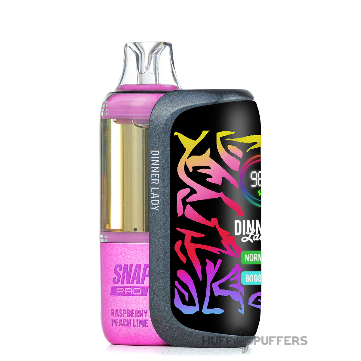 Raspberry Peach Lime Dinner Lady Snap Pro Disposable Vape