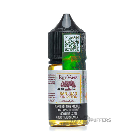 ripe vape salt nicotine san juan kingston 30ml e-juice bottle