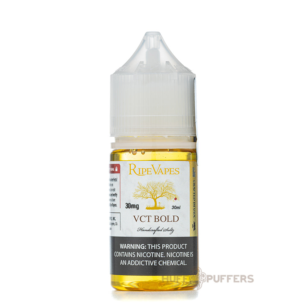 ripe vapes salt vct bold 30ml e-juice bottle