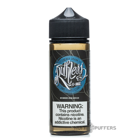 ruthless vapor energy drank 120ml e-juice bottle