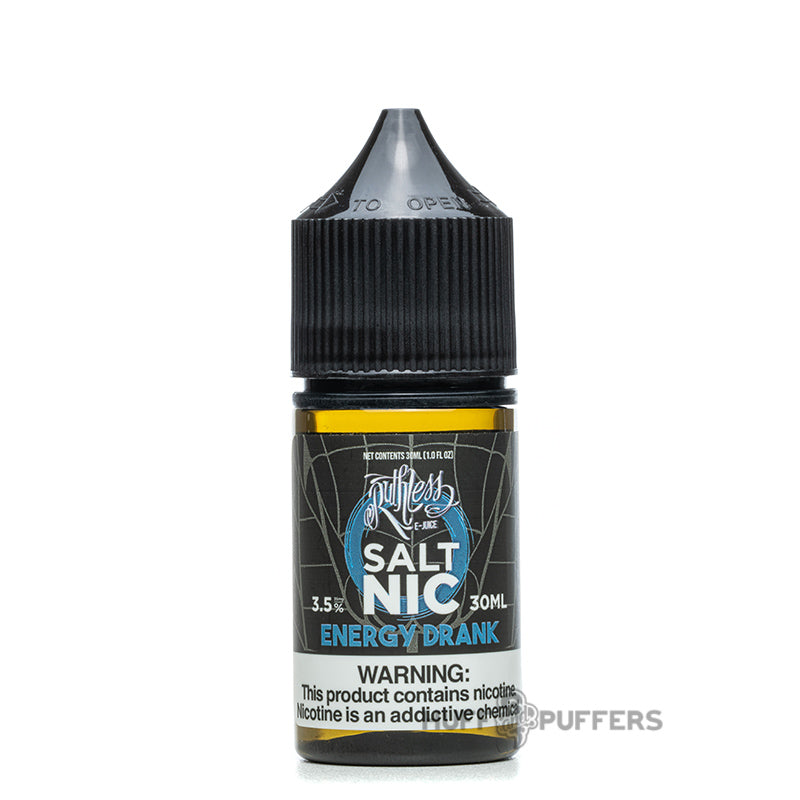 ruthless salt nic energy drank 30ml e-juice botlte
