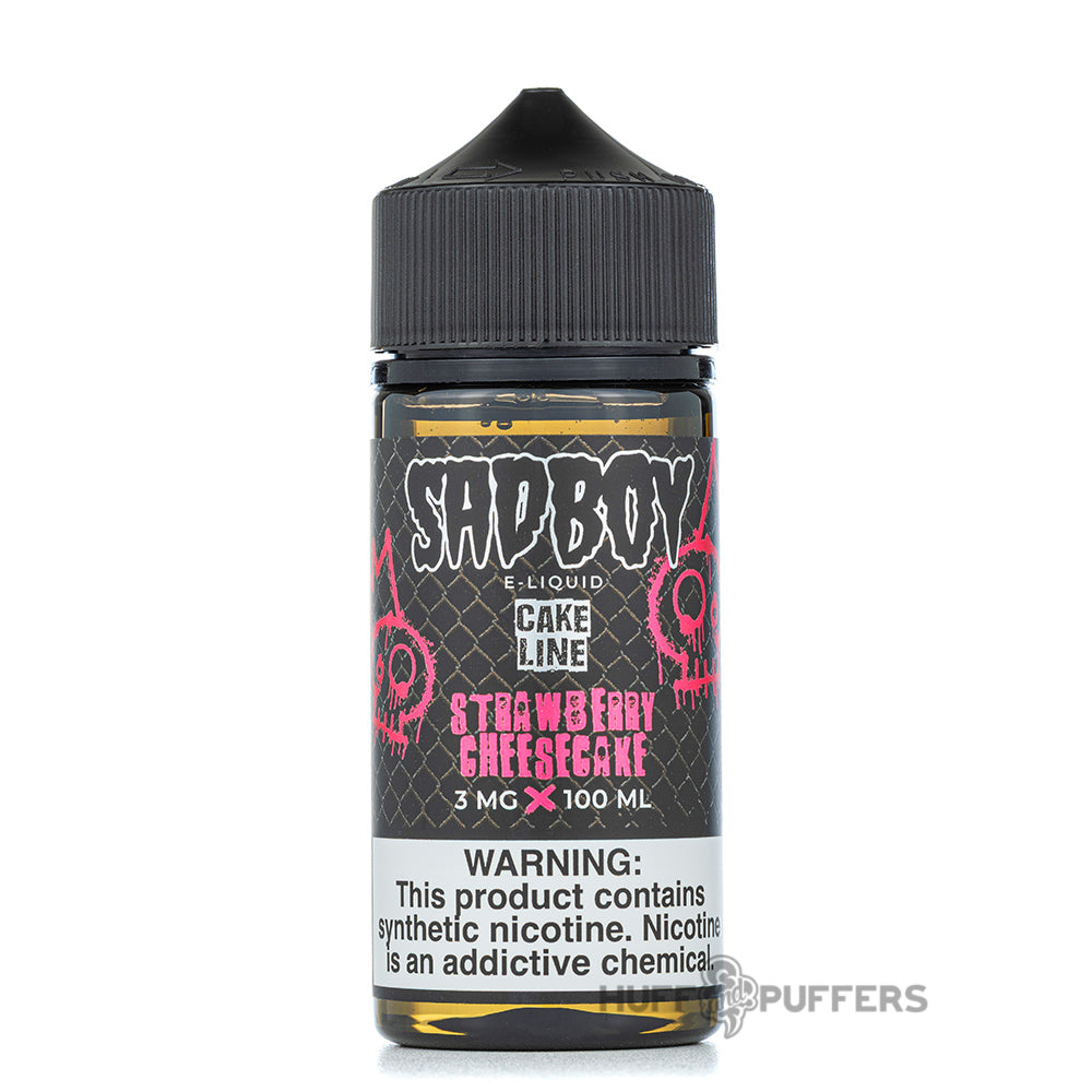 Strawberry Cheesecake - Sadboy E-Liquid 100mL - $11.99 Strawberry Cheesecake - Sadboy E-Liquid 100mL - $11.99