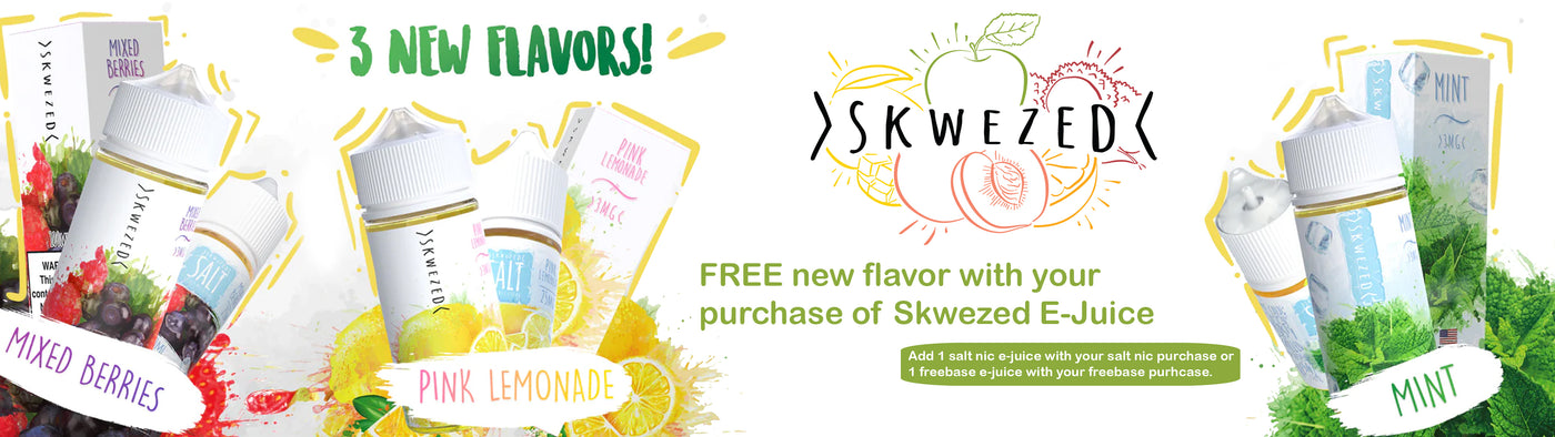 skwezed e-juice sale banner