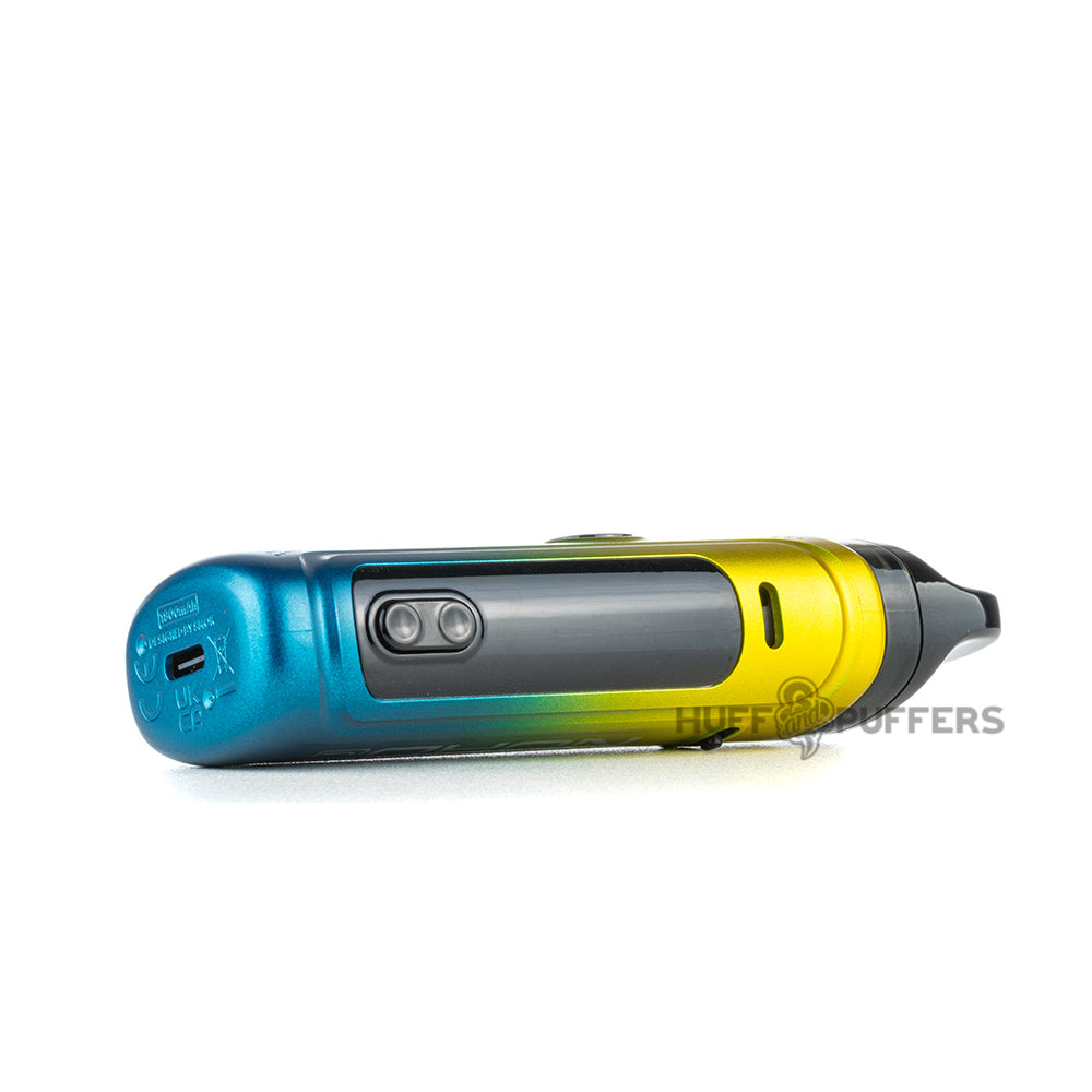 smok nord c pod system green yellow laying down