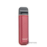 smok novo 3 pod system red carbon fiber