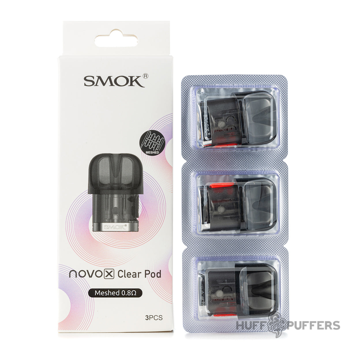 Smok Novo X 0.8 ohm Meshed Clear Pod