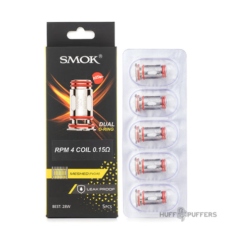 Smok RPM 4 Coils 0.15 ohm Meshed 5-Pack