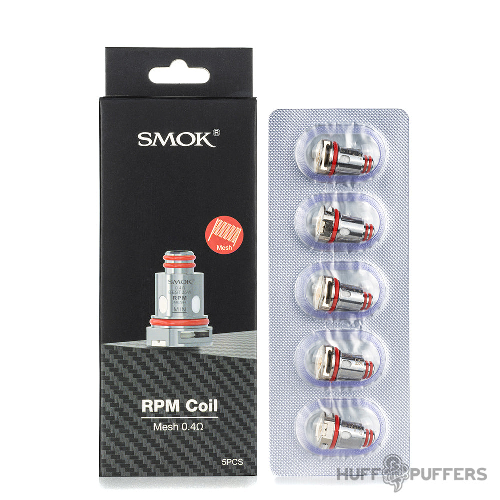 smok rpm 0.4 ohm mesh coils 5 pack