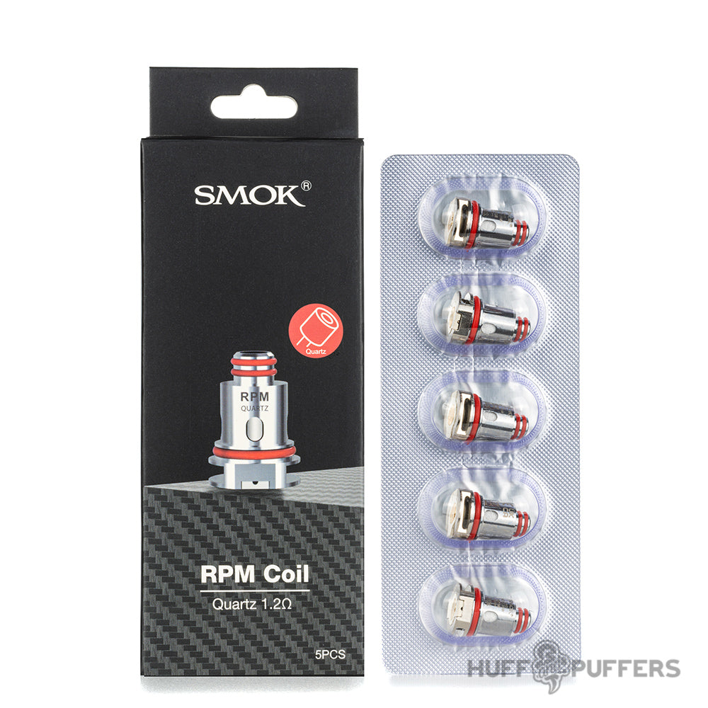 smok rpm 1.2 ohm quartz coils 5 pack
