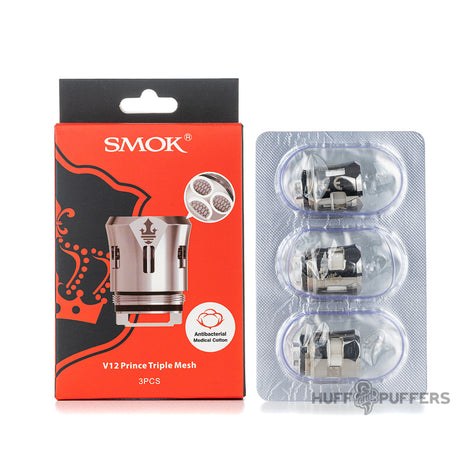 smok v12 prince triple mesh coils 3 pack