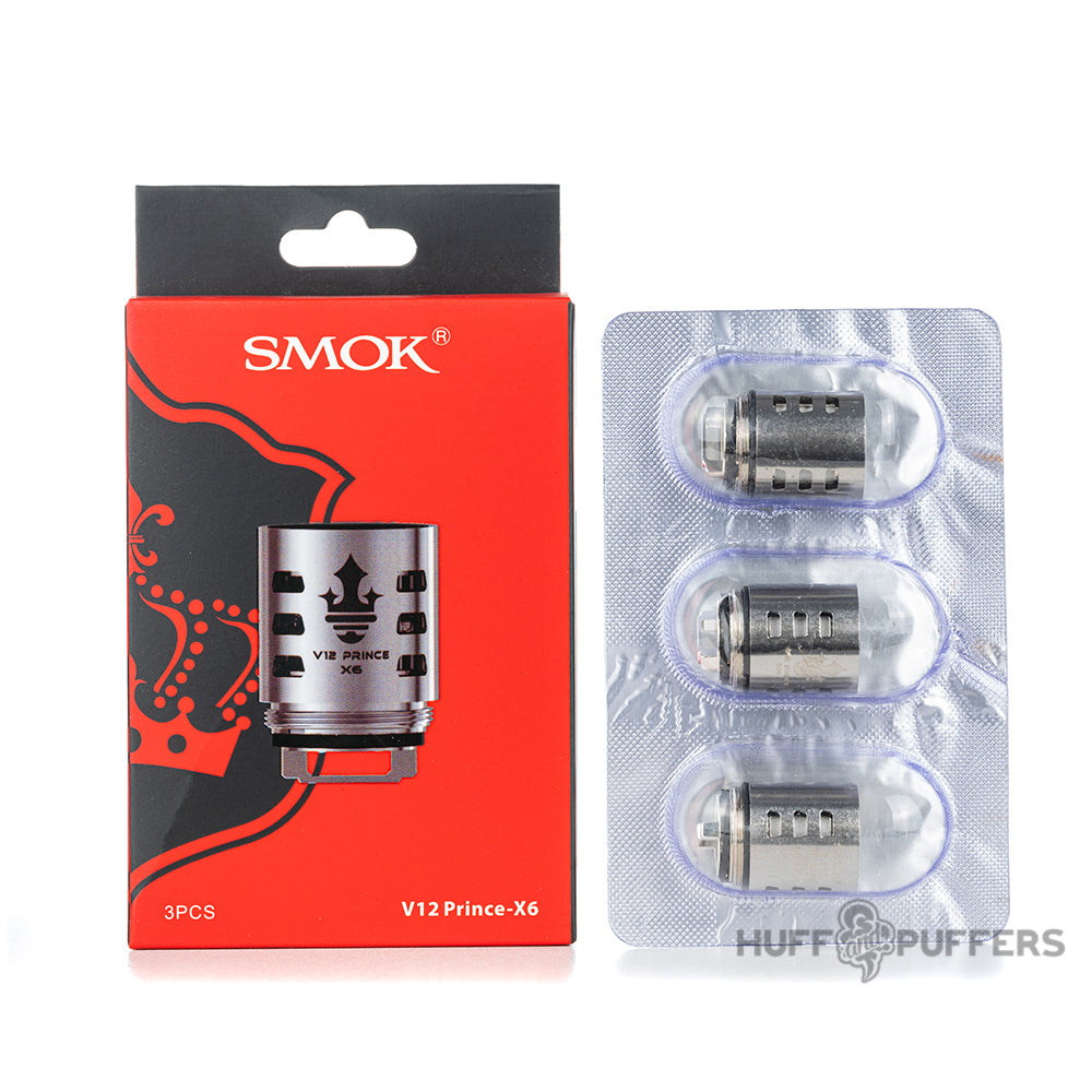 smok v12 prince x6 coils 3 pack