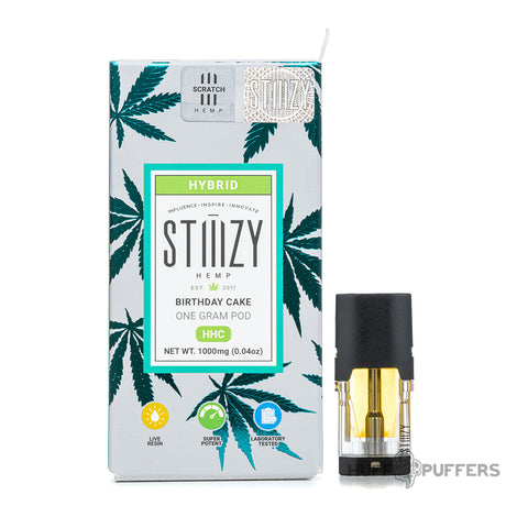 stiiizy 1 gram pods hhc birthday cake with pod