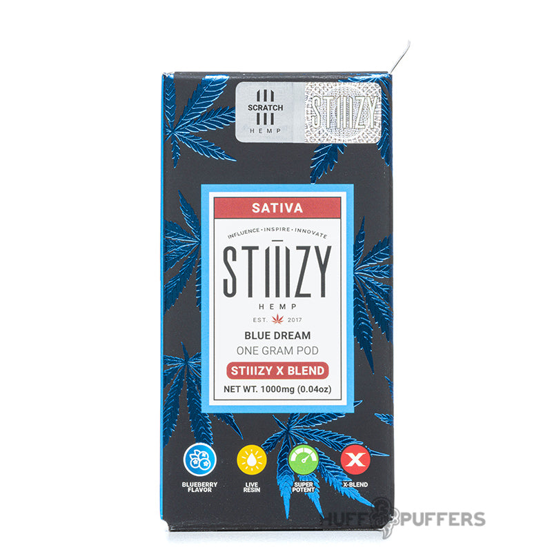 stiiizy x blend 1 gram pod blue dream